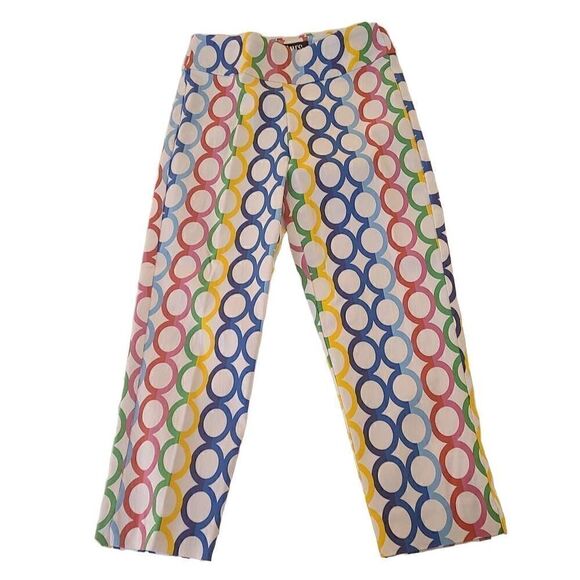 Culture USA Pull On Printed Ankle Pants Size 0 - Picture 1 of 10